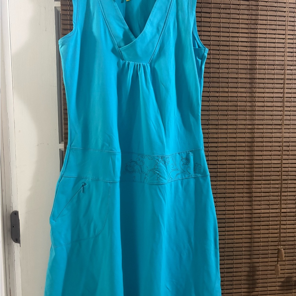 Lole Turquoise Sleeveless Dress